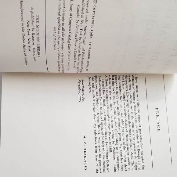 Vintage 1960s The European Philosophers from Descartes to Nietzsche Hardcover - Picture 8 of 10